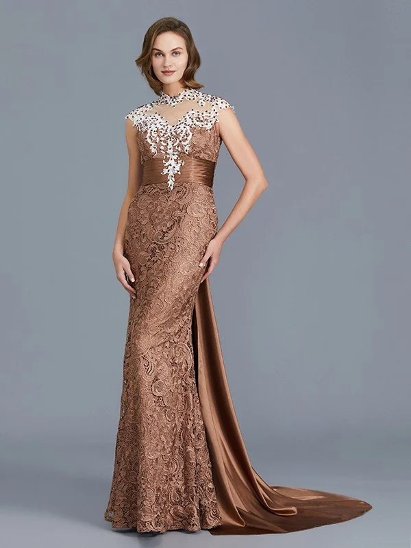 Trumpet/Mermaid Scoop Sleeveless Beading Lace Floor-Length Mother of the Bride Dresses TPP0007333 Trumpet/Mermaid Scoop Sleeveless Beading Lace Floor-Length Mother of the Bride Dresses TPP0007333