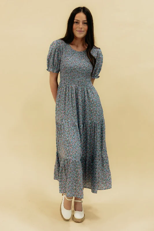 Baylor Dress-Blue