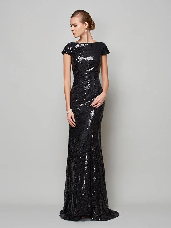 A-Line/Princess High Neck Short Sleeves Lace Long Lace Mother of the Bride Dresses TPP0007184 A-Line/Princess High Neck Short Sleeves Lace Long Lace Mother of the Bride Dresses TPP0007184
