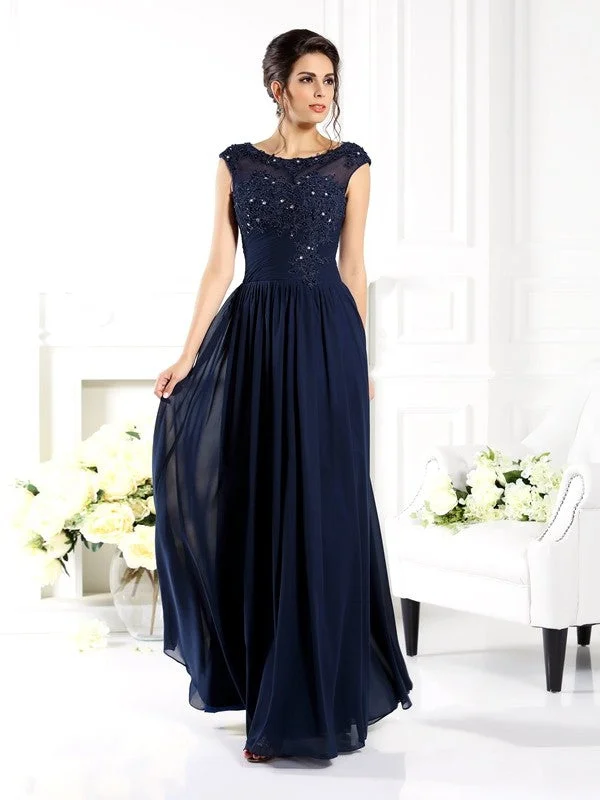 A-Line/Princess Scoop Beading Sleeveless Long Chiffon Mother of the Bride Dresses TPP0007082 A-Line/Princess Scoop Beading Sleeveless Long Chiffon Mother of the Bride Dresses TPP0007082