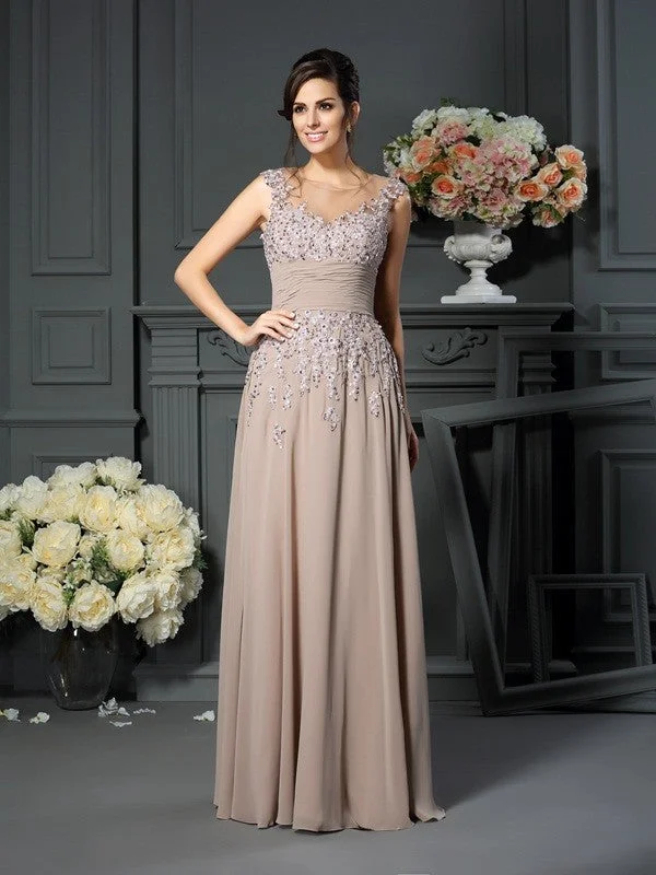 A-Line/Princess Scoop Beading Sleeveless Long Silk like Satin Mother of the Bride Dresses TPP0007114 A-Line/Princess Scoop Beading Sleeveless Long Silk like Satin Mother of the Bride Dresses TPP0007114