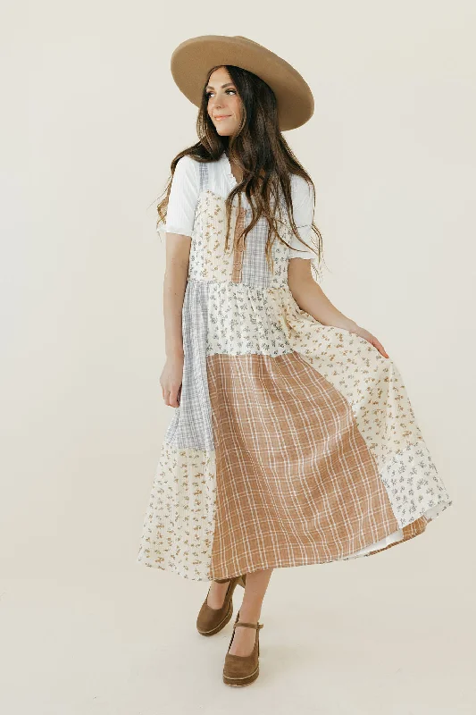 Claire Dress-Ivory Multi