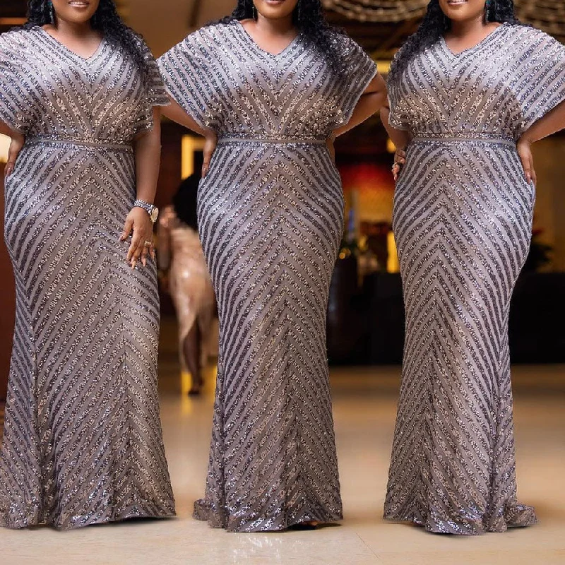2022 Sexy Fashion Plus Size Women Clothing Lady Deep V Neck Lace Prom Dress Long Sleeve See Through Lace Dress Xl-6xl 2022 Sexy Fashion Plus Size Women Clothing Lady Deep V Neck Lace Prom Dress Long Sleeve See Through Lace Dress Xl-6xl