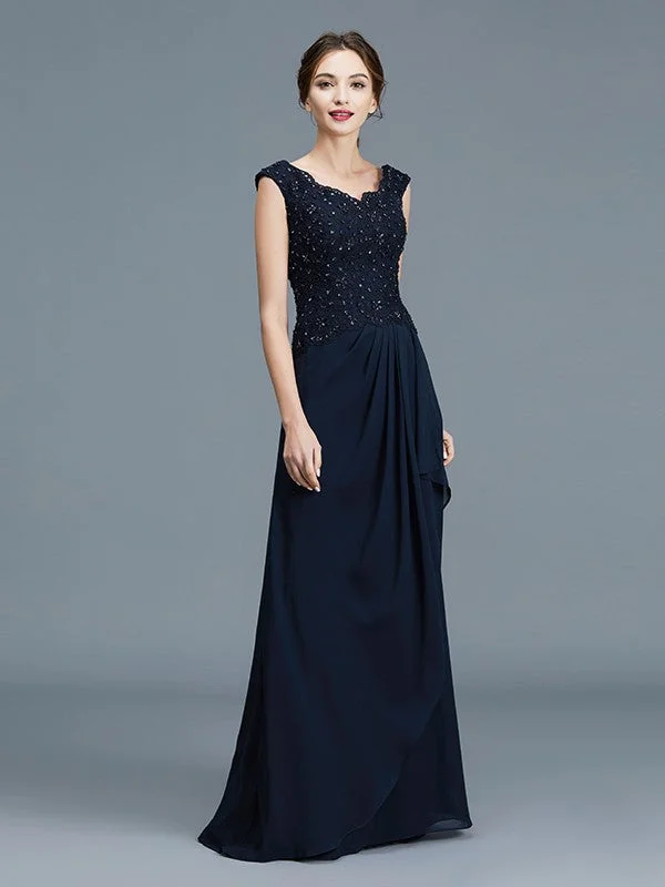 A-Line/Princess V-neck Ruffles Floor-Length Chiffon Sleeveless Mother of the Bride Dresses TPP0007258 A-Line/Princess V-neck Ruffles Floor-Length Chiffon Sleeveless Mother of the Bride Dresses TPP0007258