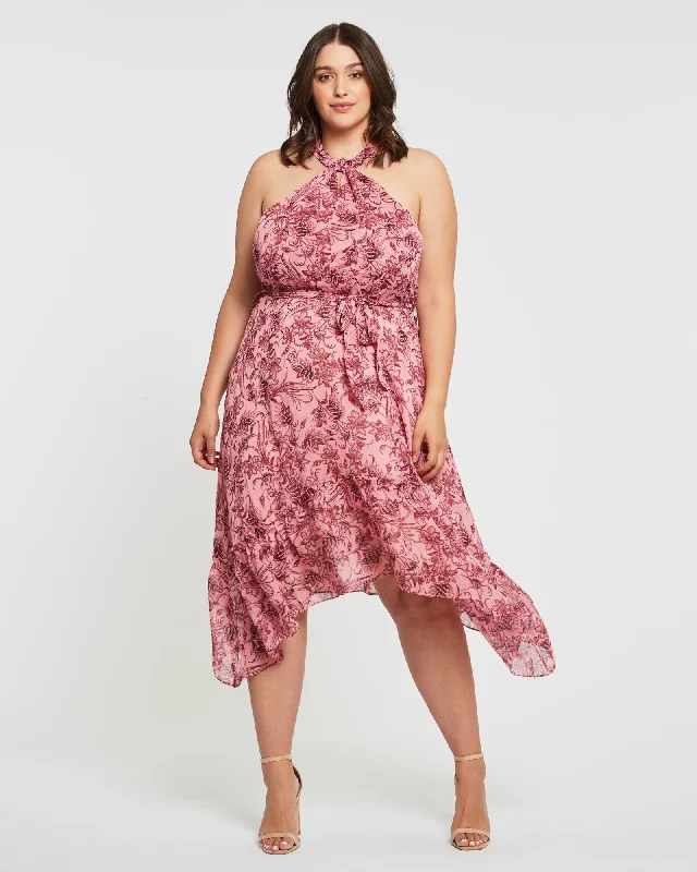 Sophia Halter Dress | Print