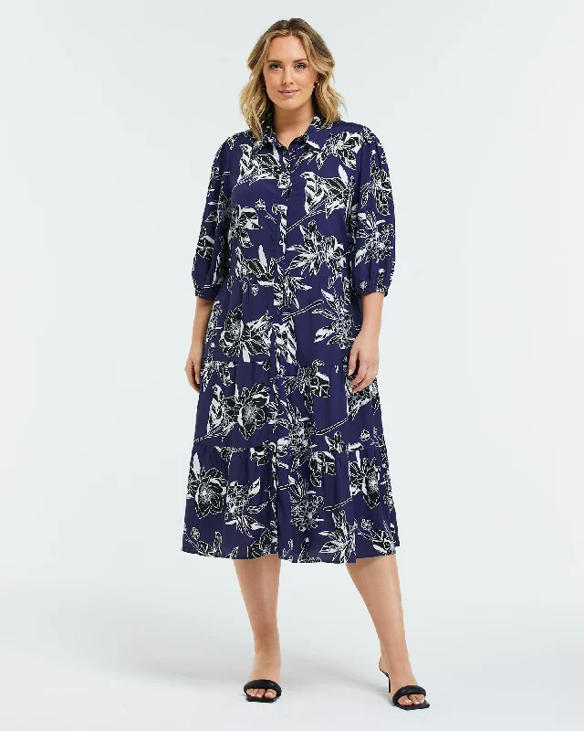 Talle Tiered Dress | Print