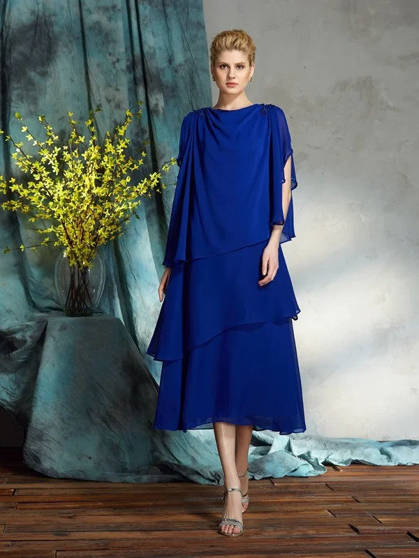 A-Line/Princess Bateau Applique Sleeveless Short Chiffon Mother of the Bride Dresses TPP0007267 A-Line/Princess Bateau Applique Sleeveless Short Chiffon Mother of the Bride Dresses TPP0007267