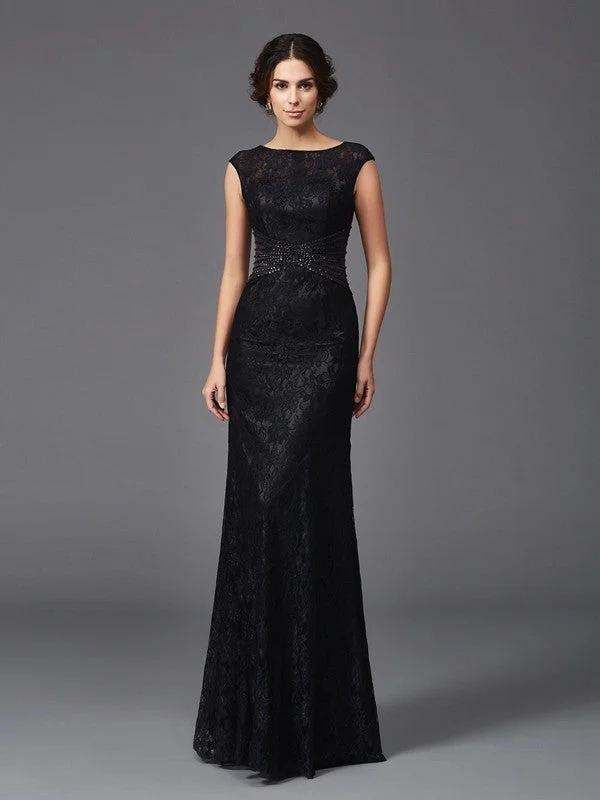 Sheath/Column Scoop Beading Sleeveless Long Lace Mother of the Bride Dresses TPP0007152 Sheath/Column Scoop Beading Sleeveless Long Lace Mother of the Bride Dresses TPP0007152