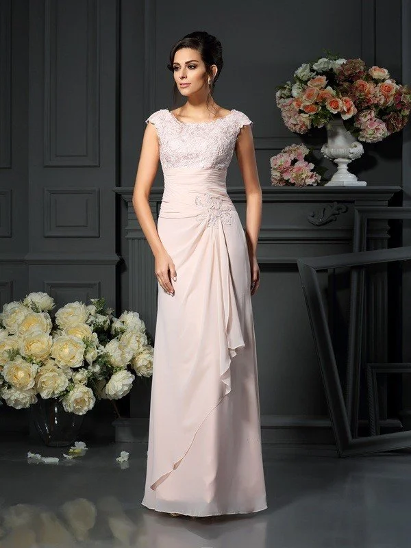 A-Line/Princess Scoop Lace Sleeveless Long Chiffon Mother of the Bride Dresses TPP0007076 A-Line/Princess Scoop Lace Sleeveless Long Chiffon Mother of the Bride Dresses TPP0007076