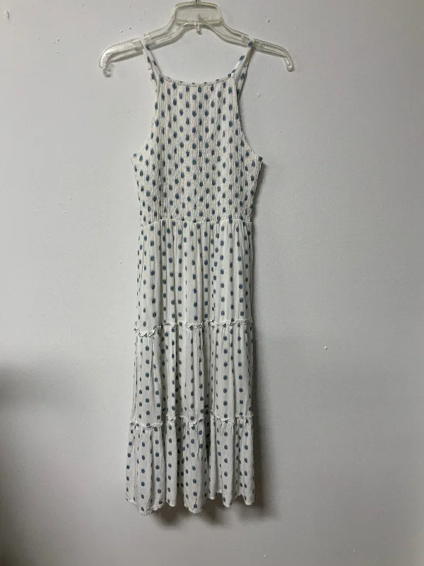 Sim & Sam (S) wh blu dot dress NWT