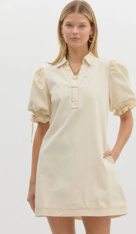 Ecru Dress