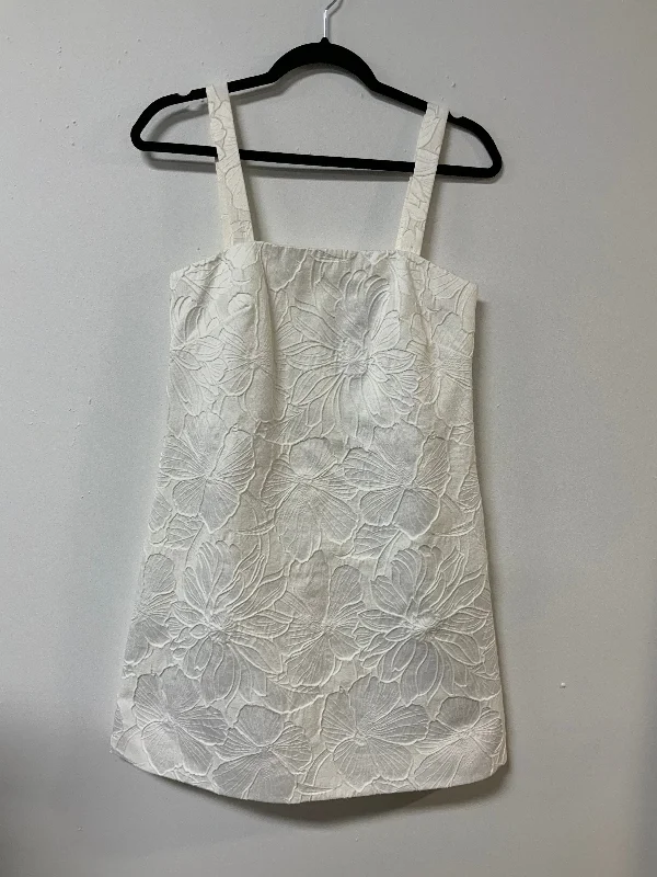 J Crew (2) white embroidered dress NWT