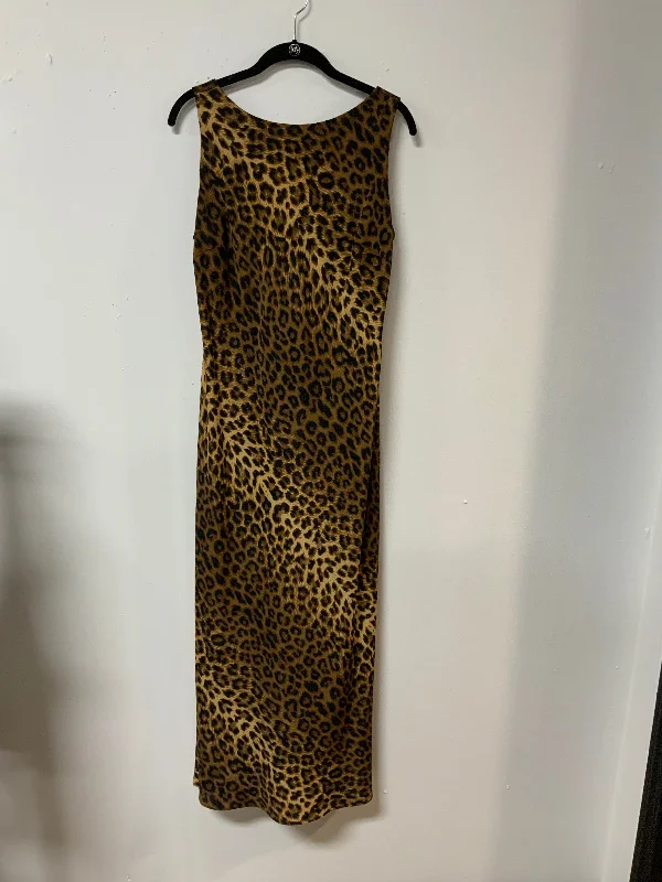 Studio (16) leop bk tie dress