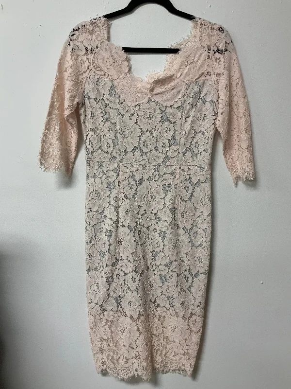 Vicky and Lucas (S) pink & grey lace dress NWT