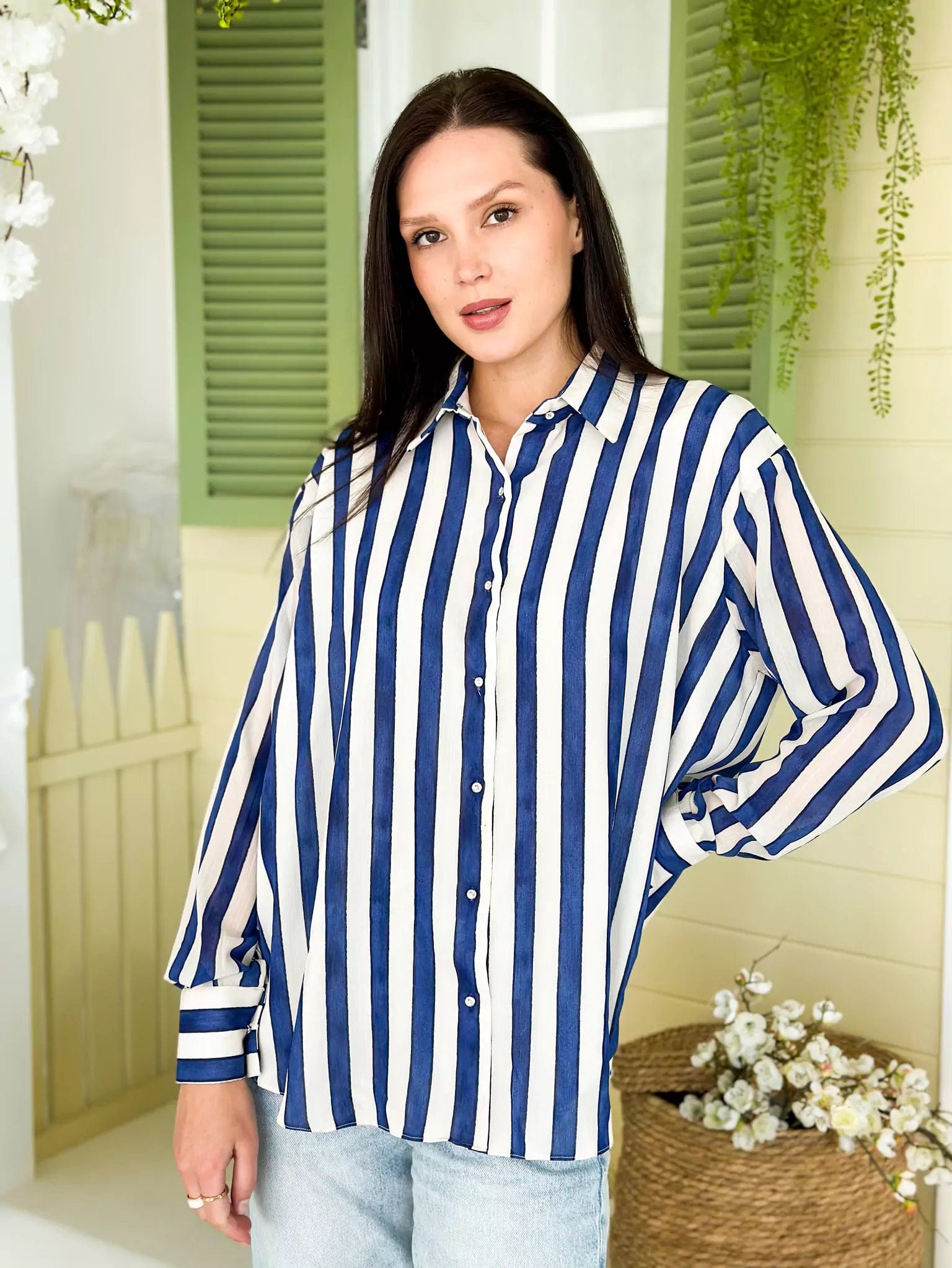 Bengal Stripe Shirt Cozy Striped Short Sleeve