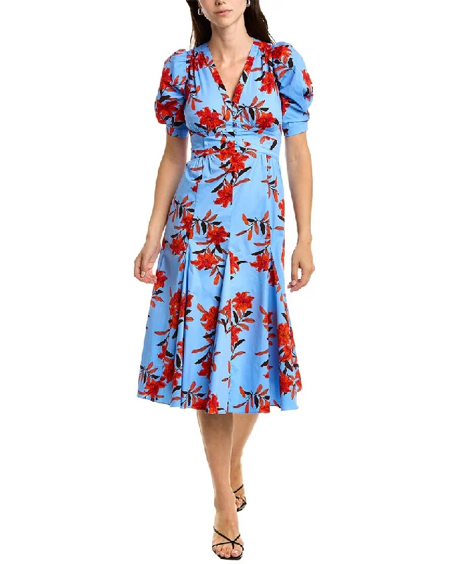 Diane von Furstenberg Melissa Midi Dress Fashionable Chiffon Midi Dress