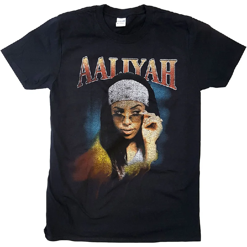 Aaliyah | Official T-Shirt | Trippy Plaid T-Shirt Polka Dot Checkered