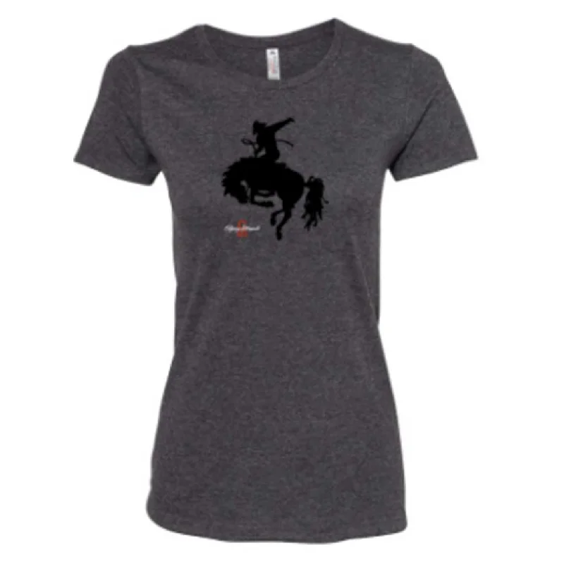 Calgary Stampede Women's Bucking Bronc T-shirt Fleece Nylon Spandex