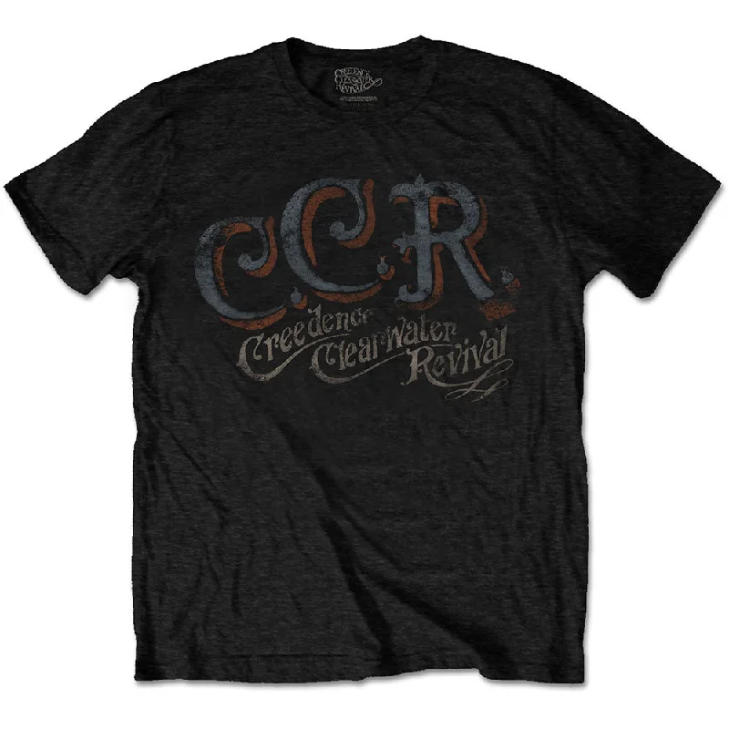 Creedence Clearwater Revival | Official Band T-Shirt | CCR Polka Dot Checkered Tartan