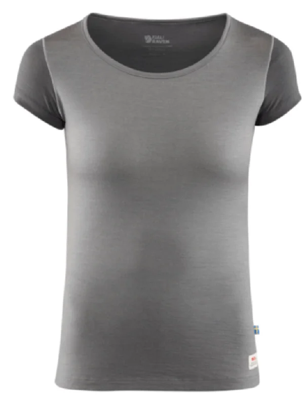 Fjällräven Keb Wool T-shirt W Satin Fabric Silk Fabric Chiffon Fabric
