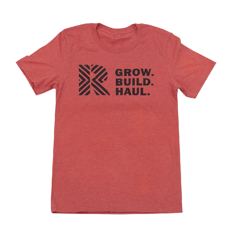 Grow Build Haul T-Shirt Spandex Blend Rayon Blend Denim Blend