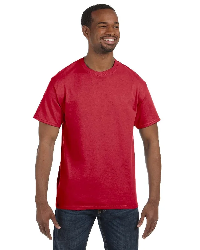 Jerzees Heavyweight 50/50 T-Shirt | True Red Cotton Fabric Linen Fabric Terry Fabric Jerzees Heavyweight 50/50 T-Shirt | True Red Cotton Fabric Linen Fabric Terry Fabric