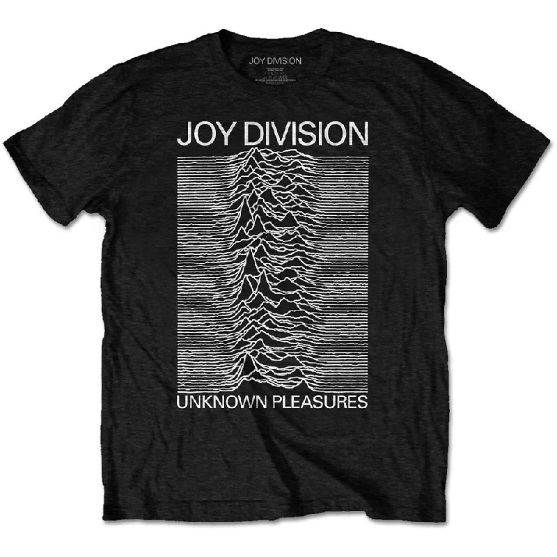 Joy Division | Official Band T-shirt | Unknown Pleasures On Front Pockets Side Pockets Patch Pockets