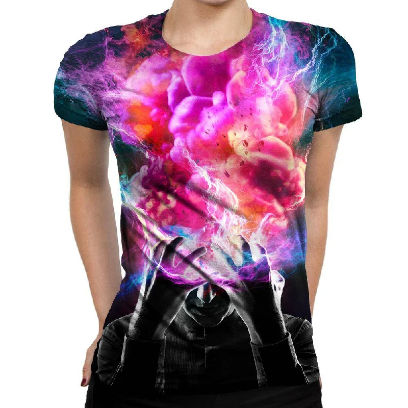 Legion Art Womens T-Shirt Elasticated Padded Insulated