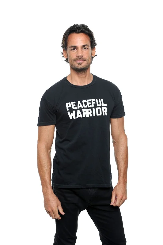 Peaceful Warrior Unisex Crew Neck Tee Polka Dot Checkered Tartan