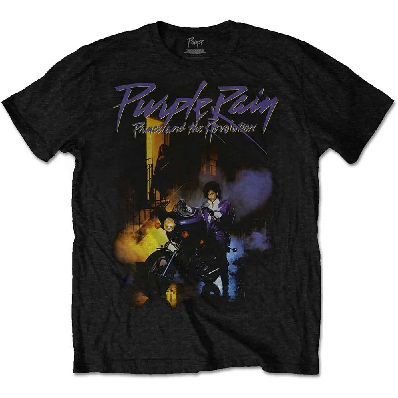 Prince | Official Band T-shirt | Purple Rain Chenille Blend Fleece Blend Nylon Blend