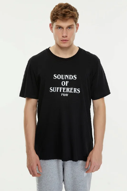 Sounds of Sufferers Pray / T-shirt Handmade Hand-knitted Hand-woven