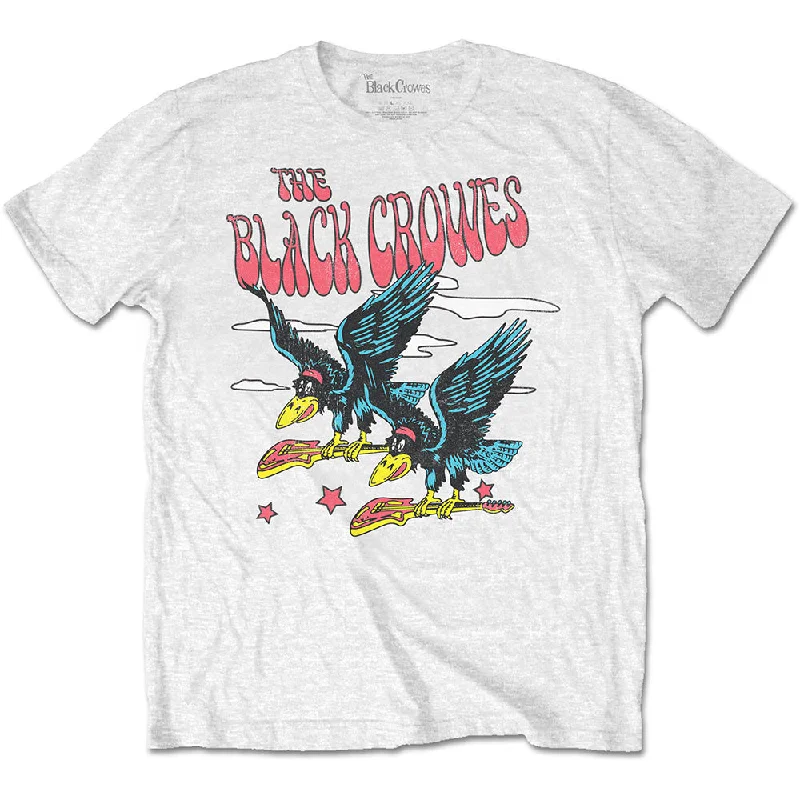 The Black Crowes | Official Band T-Shirt | Flying Crowes Anti-Shrink Durable Soft