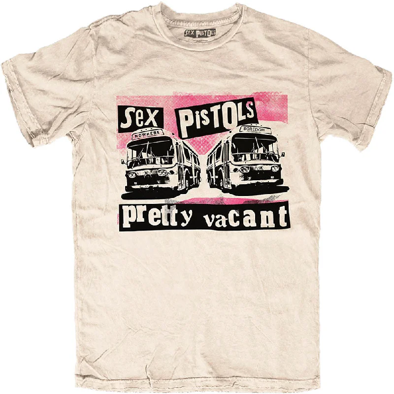 The Sex Pistols | Official Band T-shirt | Pretty Vacant Satin Fabric Silk Fabric Chiffon Fabric