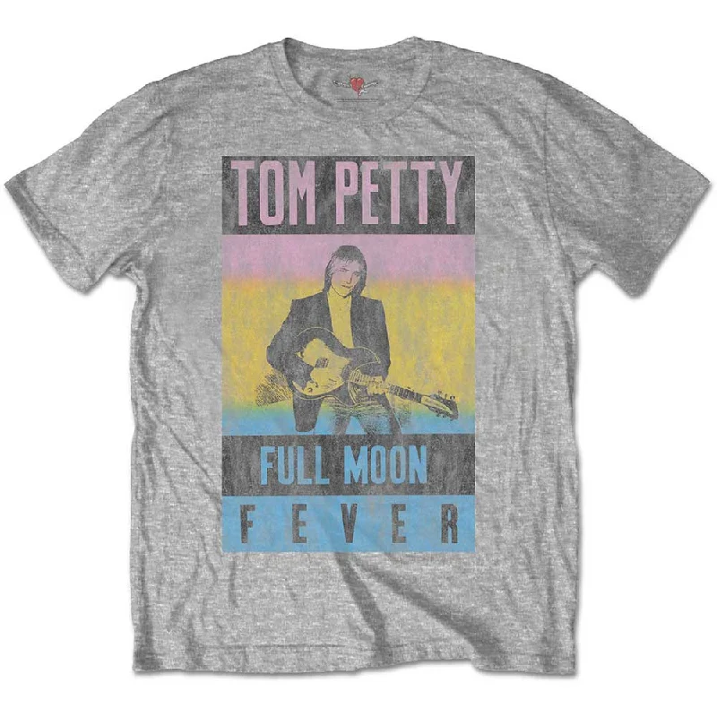 Tom Petty & The Heartbreakers | Official Band T-shirt | Full Moon Fever (Soft Hand Inks) Satin Fabric Silk Fabric Chiffon Fabric