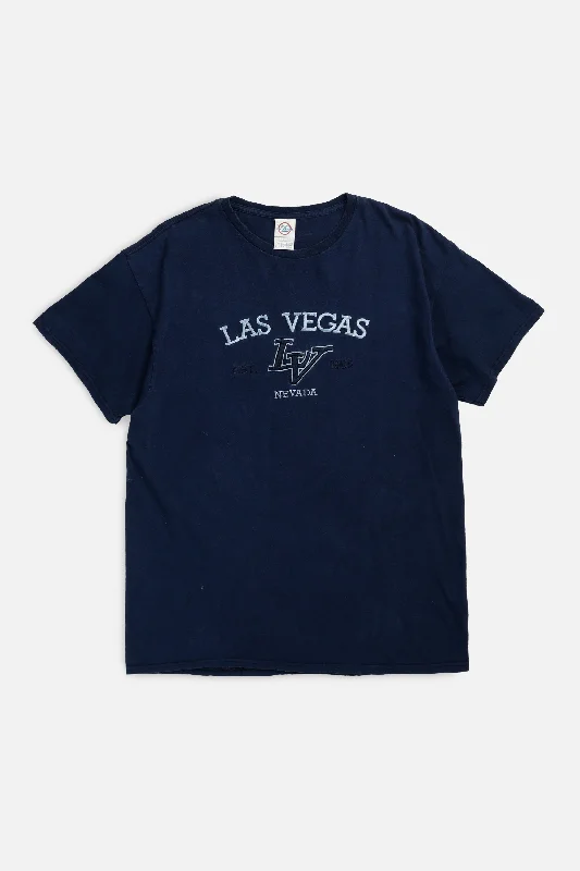 Vintage Las Vegas Tee - M Lace Blend Ribbed Blend Corduroy Blend