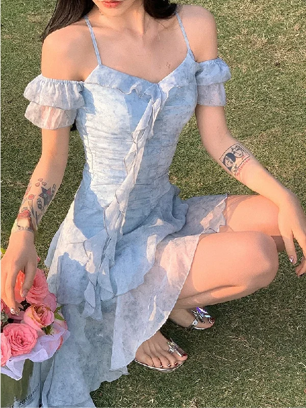 Chiffon Beach Style Y2k Mini Dress Office Lady Casual Sleeveless Elegant Floral Dress Woman Summer One Piece Dress Korean Cozy Long Sleeve Mini Dress Chiffon Beach Style Y2k Mini Dress Office Lady Casual Sleeveless Elegant Floral Dress Woman Summer One Piece Dress Korean Cozy Long Sleeve Mini Dress