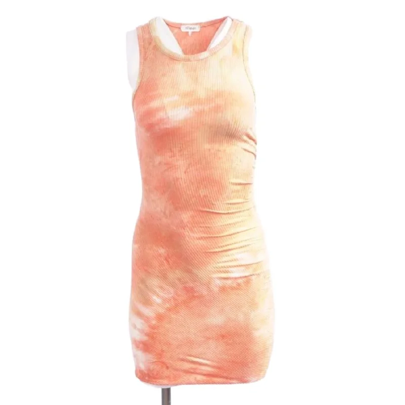 Peach Tie Dye Mini Dress Trendy Camisole Mini Dress