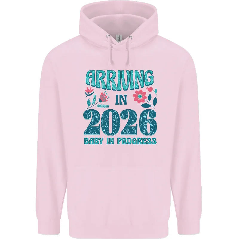 Arriving 2026 New Baby Pregnancy Pregnant Mens 80% Cotton Hoodie Graphic Hoodie Design Print