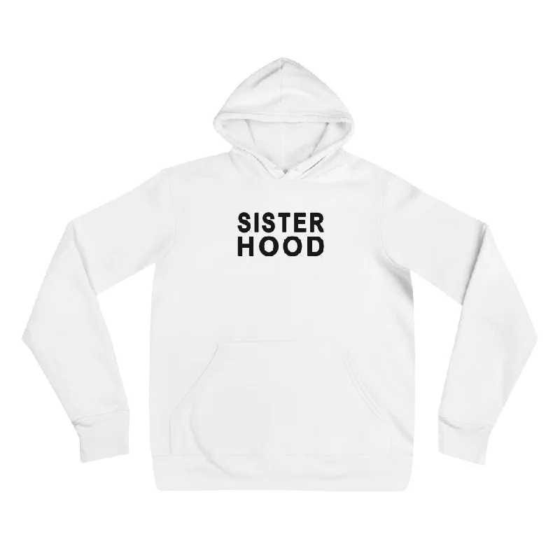 EVERYDAY FLEECE, COZY CHIC HOODIE - SISTER HOOD Hoodie with Magnetic Closure Innovative Modern