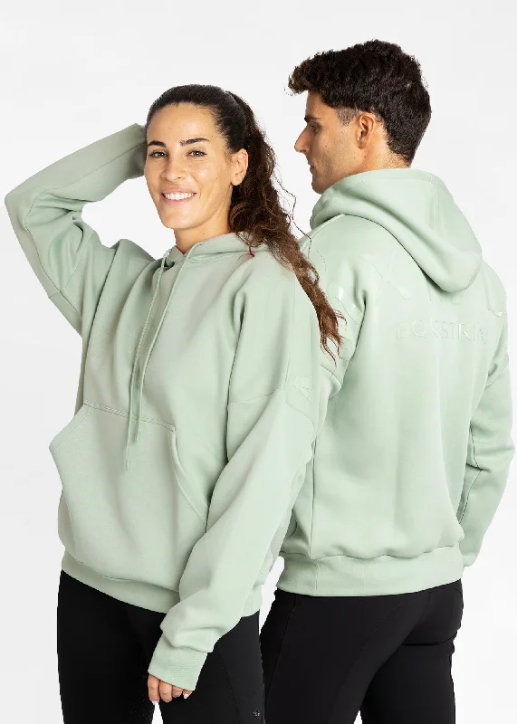 Icon Oversized Hoodie (Sage Green) Cotton Hoodie Fleece Lining Warmth