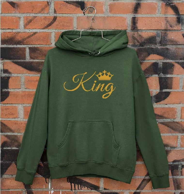 King Unisex Hoodie for Men/Women Hoodie Jacket Zipper Layering