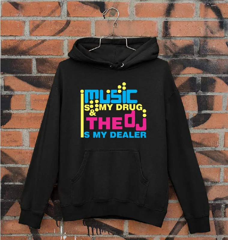 Music Unisex Hoodie for Men/Women Hoodie with Raw Hem Edgy Unfinished