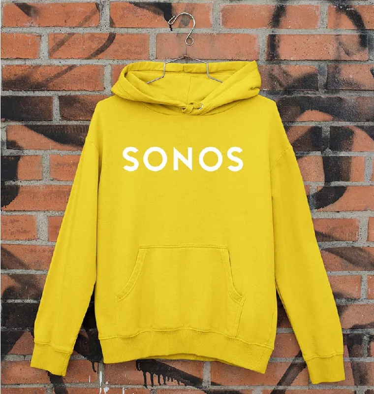 Sonos Unisex Hoodie for Men/Women Hoodie with Hem Detail Decorative Unique