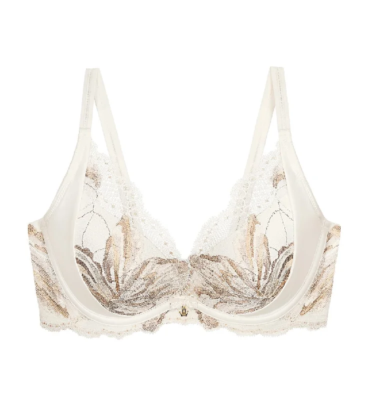 ARTISAN LACE DEEP V WIRED PUSH UP BRA 01 Multi-Way Bra Design