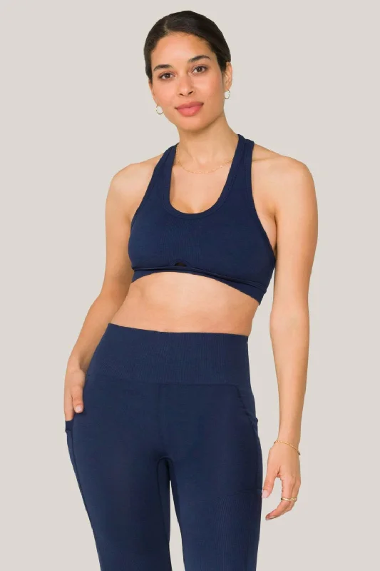 Barre Racer Bra High Support Sports Bra