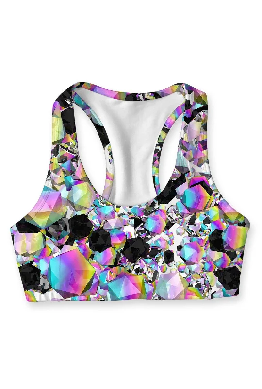 Brilliance Stella Colorful Seamless Racerback Sport Yoga Bra - Women Stylish Strapless Bra