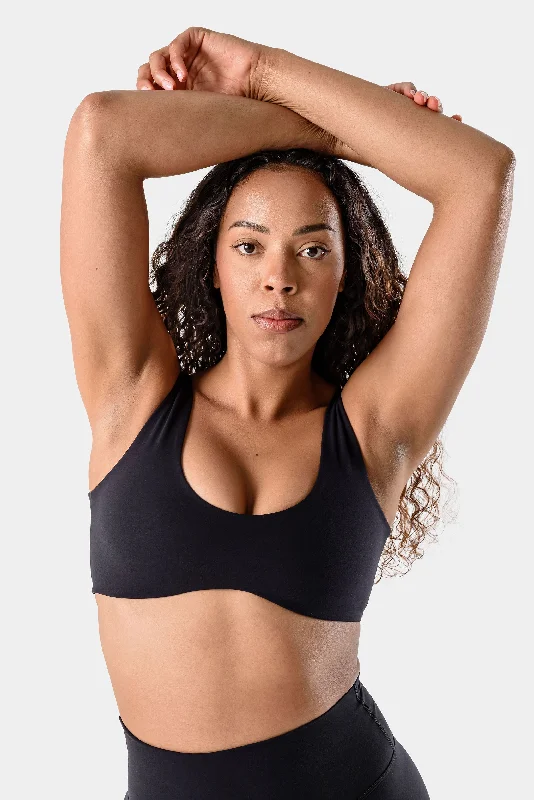 Cleo Alura Sports Bra - Black Push-Up Bra Set