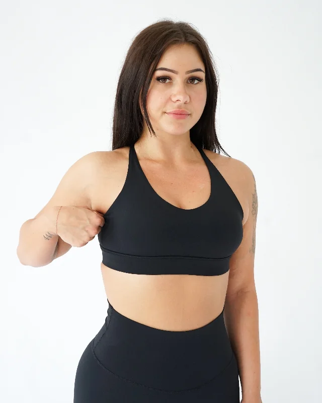 Impact Beyond Sports Bra - Black Seamless Fit Bra