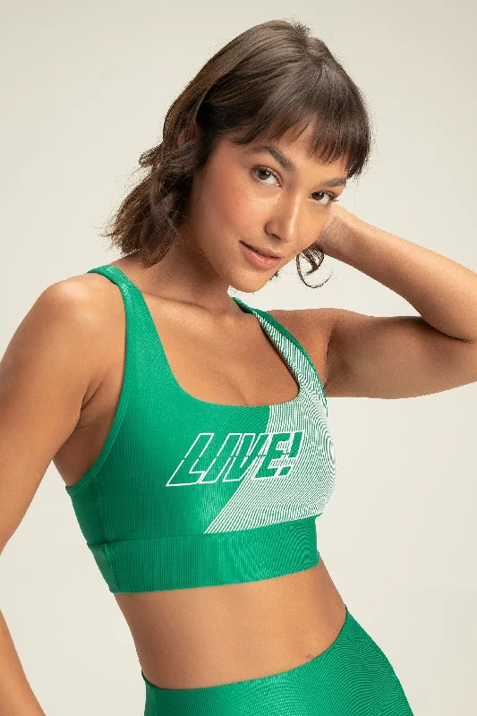 LIVE! Allure® Sports Bra Sexy Mesh Bra