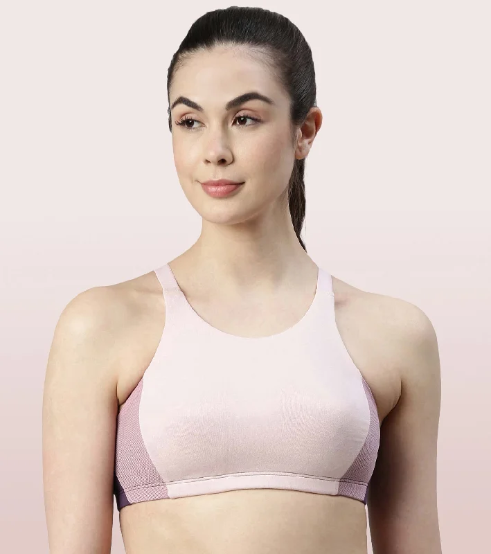 Plush Lined Medium Impact Sports Bra Push-Up Bra Set